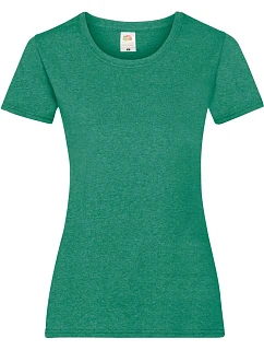 LadyFit Valueweight T Dámské tričko model 22443658 retro heather green - Fruit of the Loom