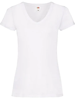 LadyFit Valueweight VNeck T Dámské tričko s výstřihem do V model 22444708 white - Fruit of the Loom