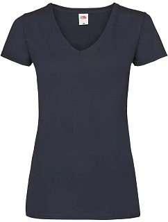 LadyFit Valueweight VNeck T Dámské tričko s výstřihem do V model 22444728 deep navy - Fruit of the Loom