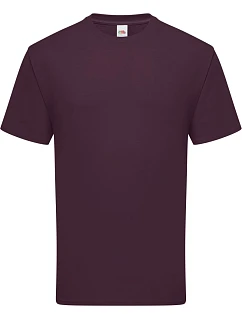 Iconic 195 T Pánské těžké tričko model 22417197 dark plum - Fruit of the Loom