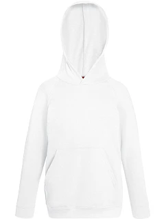 Fruit of the Loom Kids Lightweight Hooded Sweat Dětská mikina s kapucí 16.2009 white