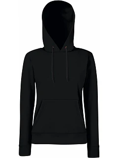 Classic LadyFit Hooded Sweat Dámská mikina s kapucí model 22536320 black - Fruit of the Loom
