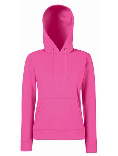 Classic LadyFit Hooded Sweat Dámská mikina s kapucí model 22536351 fuchsia - Fruit of the Loom