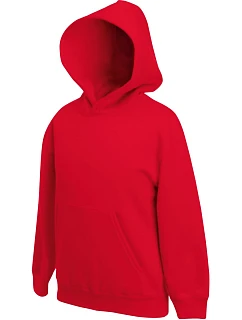 Classic Kids Hooded Sweat Dětská mikina s kapucí model 22534562 red - Fruit of the Loom
