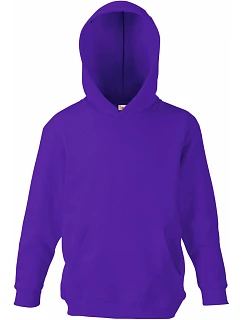 Classic Kids Hooded Sweat Dětská mikina s kapucí model 22534576 purple - Fruit of the Loom