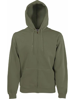 Classic Hooded Sweat Jacket Mikina s kapucí model 22534316 classic olive - Fruit of the Loom