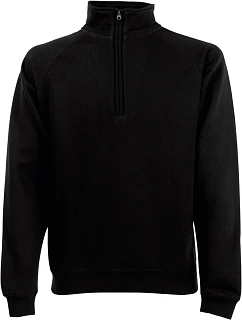 Classic Sweat Mikina s 1/4 zipem black model 22410212 - Fruit of the Loom