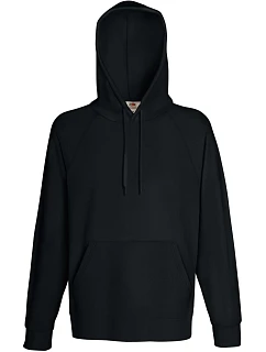 Lightweight Hooded Sweat Pánská raglánová mikina s kapucí model 22445975 black - Fruit of the Loom