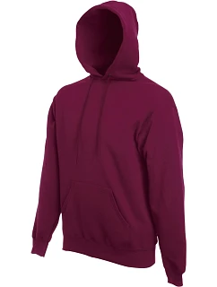 Classic Hooded Sweat Mikina s kapucí model 22534020 burgundy - Fruit of the Loom