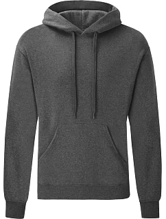 Classic Hooded Sweat Mikina s kapucí model 22533945 dark heather grey - Fruit of the Loom