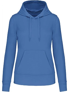 Kariban K 4028 Dámská eco-friendly mikina s kapucí 20.4028 light royal blue