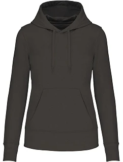 Kariban K 4028 Dámská eco-friendly mikina s kapucí 20.4028 dark grey