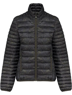 K Lehká dámská prošívaná bunda 20. jungle camo model 22512453 - Kariban