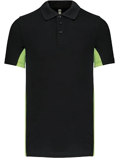 K 232 piqué polo  black/lime model 22506559 - Kariban