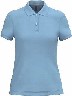 K 242 Dámské piqué polo model 22506885 sky blue - Kariban