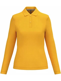 K 244 Dámské piqué polo s dlouhým rukávem model 22507076 yellow - Kariban