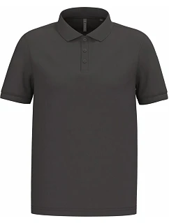 Kariban K 254 Pánské piqué polo 20.K254 dark grey