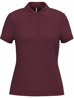 K 255 Dámské piqué polo model 22430908 wine - Kariban