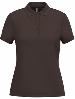 K 255 Dámské piqué polo model 22430848 chocolate - Kariban