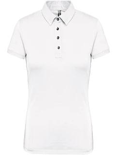 K 263 Dámské žerzejové polo model 22507221 white - Kariban