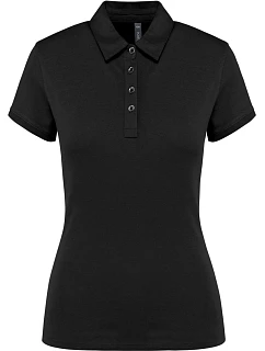 K 263 Dámské žerzejové polo model 22507228 black - Kariban