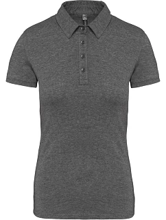 K 263 Dámské žerzejové polo model 22507234 grey heather - Kariban