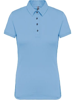 K 263 Dámské žerzejové polo model 22507254 sky blue - Kariban