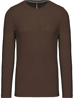 K 359 Pánské tričko s dlouhým rukávem model 22507899 chocolate - Kariban
