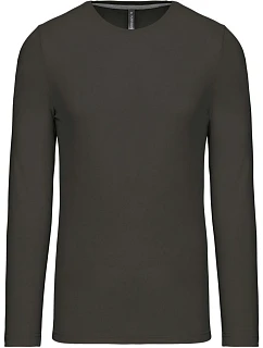 K 359 Pánské tričko s dlouhým rukávem model 22507867 dark grey - Kariban