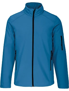K 401 Pánská 3vrstvá softshellová bunda model 22508798 aqua blue - Kariban