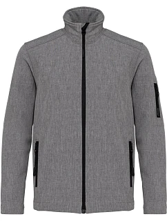 K 402 Dětská 3vrstvá softshellová bunda model 22508822 marl grey - Kariban