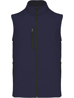 K 403 Pánská 3vrstvá softshellová vesta model 22508900 navy - Kariban