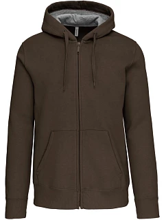 K 444 Mikina s kapucí z těžké bavlny model 22509273 dark khaki - Kariban