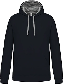K 446 Kontrastní mikina s kapucí  grey model 22509438 - Kariban