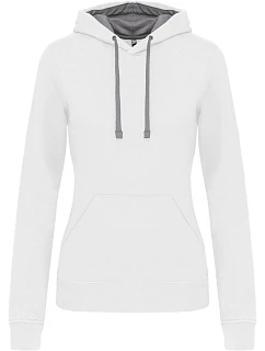 K 465 Dámská mikina s kontrastní kapucí  grey model 22509513 - Kariban