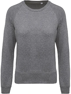 K Dámská raglánová mikina z bio bavlny 20.K grey heather model 22509740 - Kariban