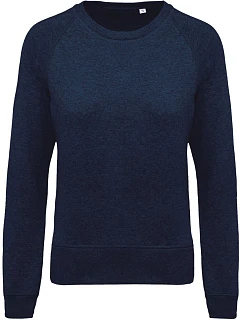 K Dámská raglánová mikina z bio bavlny 20.K french navy heather model 22509780 - Kariban