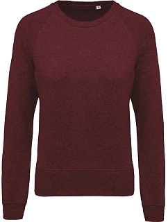K Dámská raglánová mikina z bio bavlny 20.K wine heather model 22509768 - Kariban