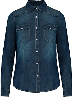 K Denim halenka s dlouhým rukávem 20.K blue model 22509896 - Kariban