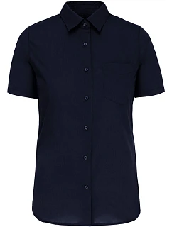 K Popelínová halenka s krátkým rukávem 20.K navy model 22510242 - Kariban