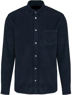 K 599 košile s dlouhým rukávem washed dark navy model 22510505 - Kariban