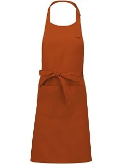K 885 Zástěra s laclem  orange model 22511050 - Kariban