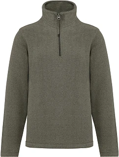 K 912 Mikrofleecová mikina s 1/4 zipem  green heather model 22439135 - Kariban