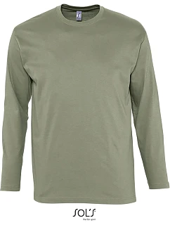 SOL'S Monarch Tričko s dlouhým rukávem model 22535251 khaki