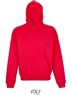 SOL'S Unisex mikina s kapucí bright red model 22518824