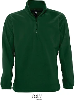 SOL'S Ness Fleecová mikina s 1/2 zipem  green model 22521533