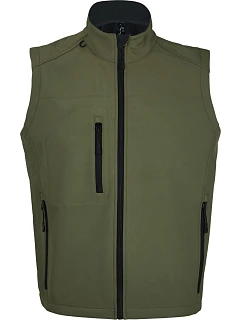 SOL'S Men Pánská 3-vrstvá softshellová vesta army model 22523123