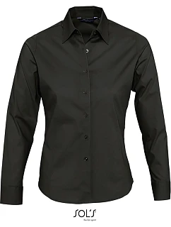 SOL'S Eden Elastická halenka s dlouhým rukávem model 22519315 black