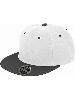 RC 6 panelová kšiltovka s plochým kšiltem 28. white/black model 22424729 - Result Headwear