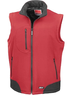 R 3vrstvá softshellová vesta 30. red/black model 22427393 - Result